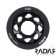 Radar Wheels HALO - Charcoal Black - Face - 59mm 99a RWRHA59GBK