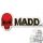 MGP Red Skull Madd Sticker 202-038