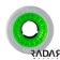 Radar Wheels Presto Highlighter Green 59 x 38mm 99a