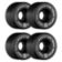 ROLLERBONES - TEAM LOGO BLACK (8) - 57mm/98a