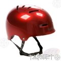 Target Metallic Red Helmet Dual Sized Angled View - 9303
