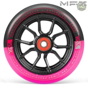 MFX SYNDICATE AR120 DUAL URETHANE WHEELS - BLACK/PINK