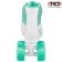 Roller Derby Firestar V2 - White Teal - Rear View - RD1978WT