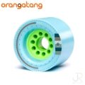 Orangatang KEGAL Wheels Blue 80mm 77a - Angled - ORKE8077