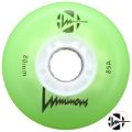 Luminous Wheels - Green 80mm 85a - Face - LUWLLU8085GN