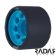 Radar Wheels HALO - Charcoal Blue - Angled - 59mm 95a RWRHA59GBL