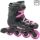 FR Skates - FR W 80 - Black Pink - Angled - FRSKFRW80