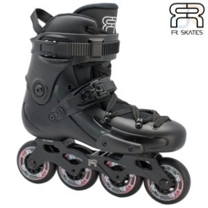 FR Skates - FR 3 80 - Black - Angled - FRSKFR380BK