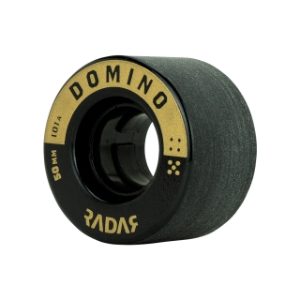 RADAR WHEELS (4) - DOMINO- BLACK/GOLD - 50 x 31mm/101A